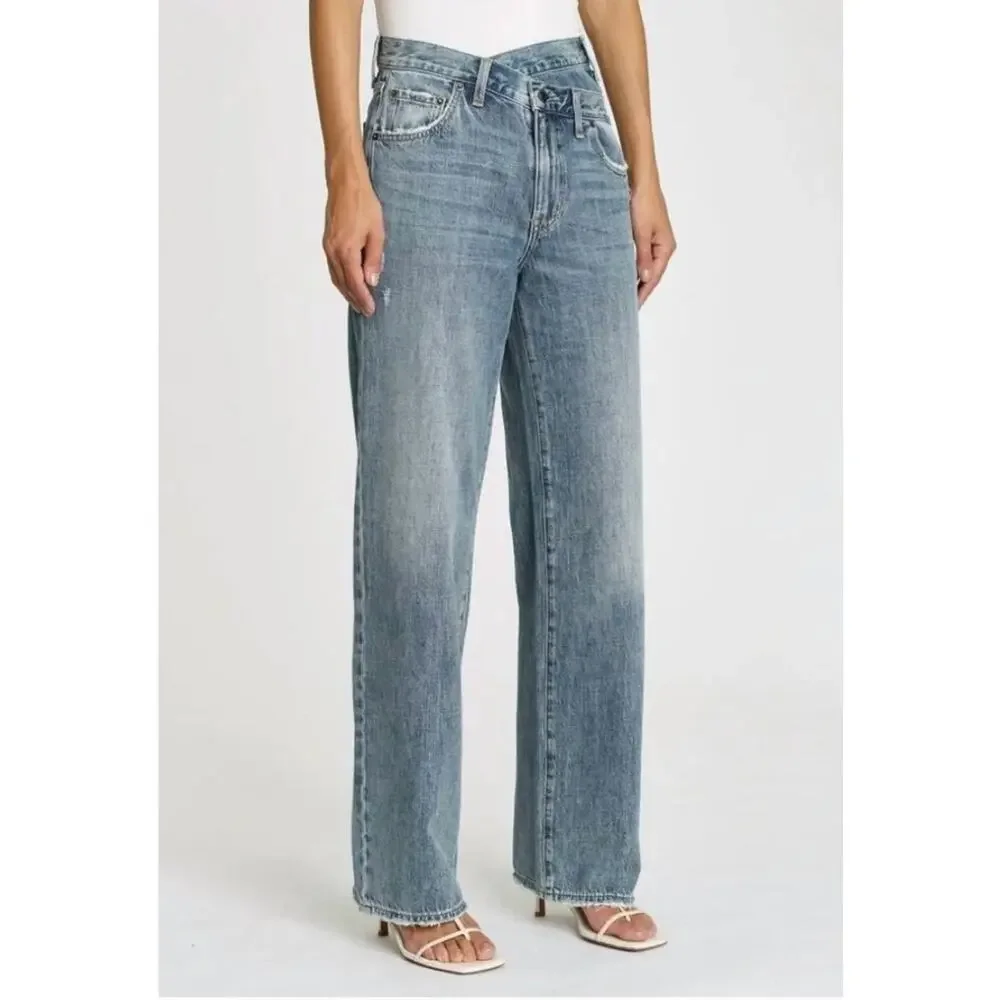 Pistola bobbie high-rise waist crossover wide leg